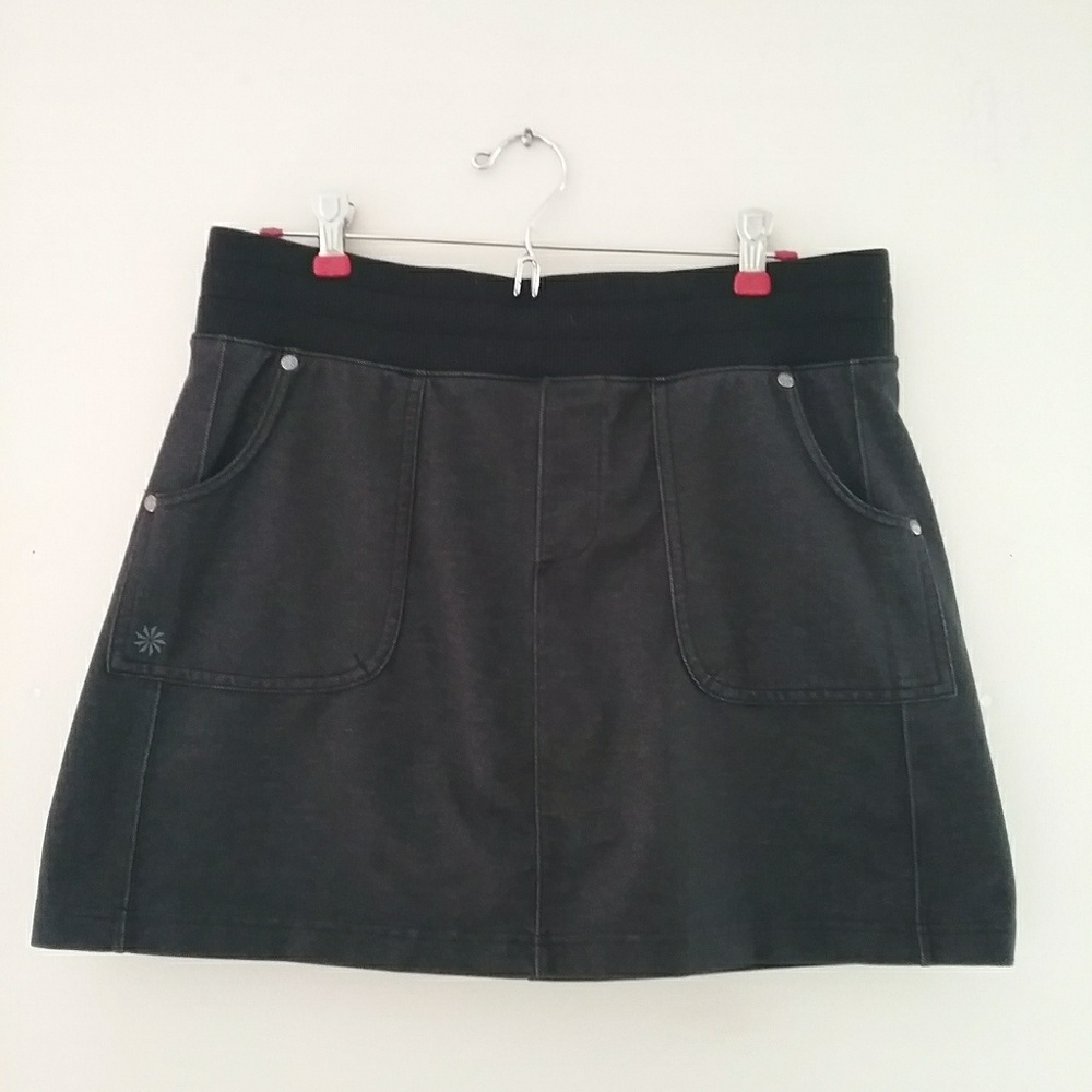 Athleta Black Mini Skirt skort